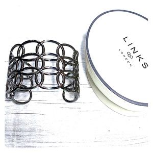 Links of London Ovals Black Rhodium over Sterling